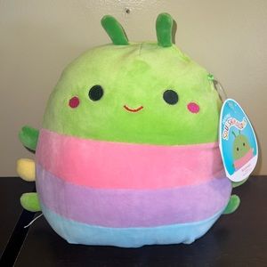 NWT Squishmallow Rutabaga 8” Caterpillar